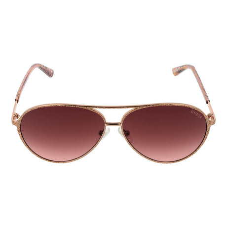 Guess Rose Gold Metal Sunglasses