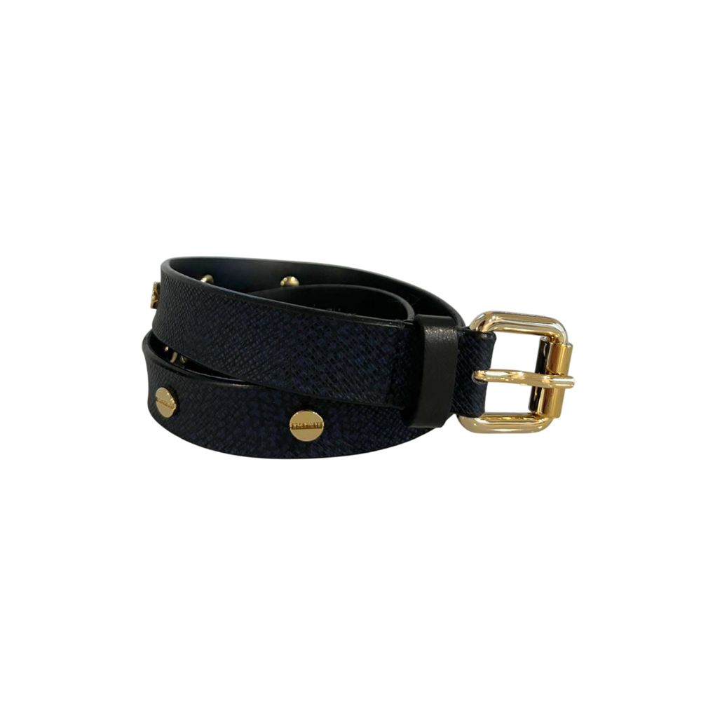 Borbonese Blue Polyvinyl Women's Belt