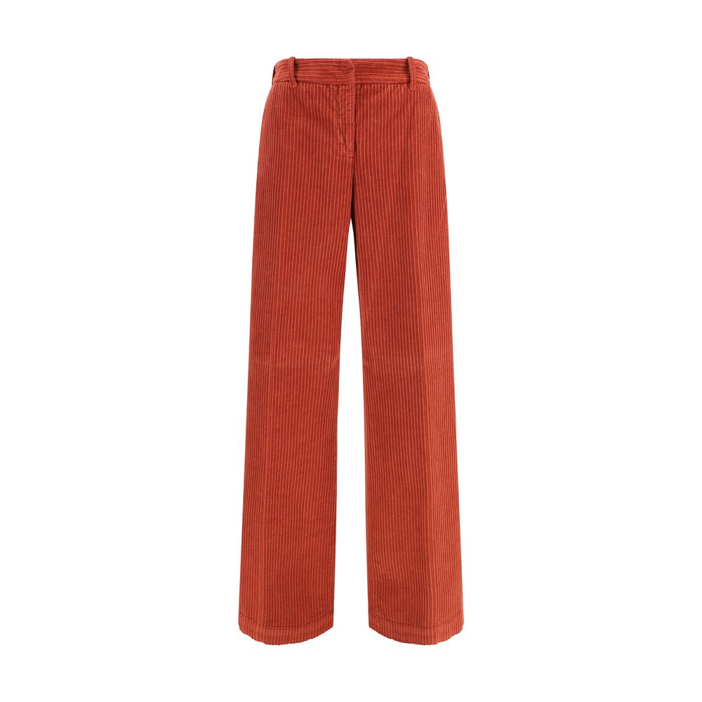 True Royal Multicolor Cotton Casual Pants