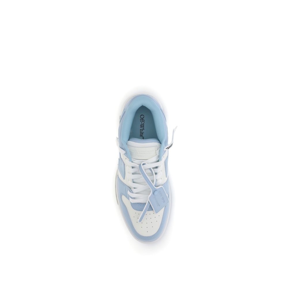 Off-White Light Blue Rubber Low Top Sneakers