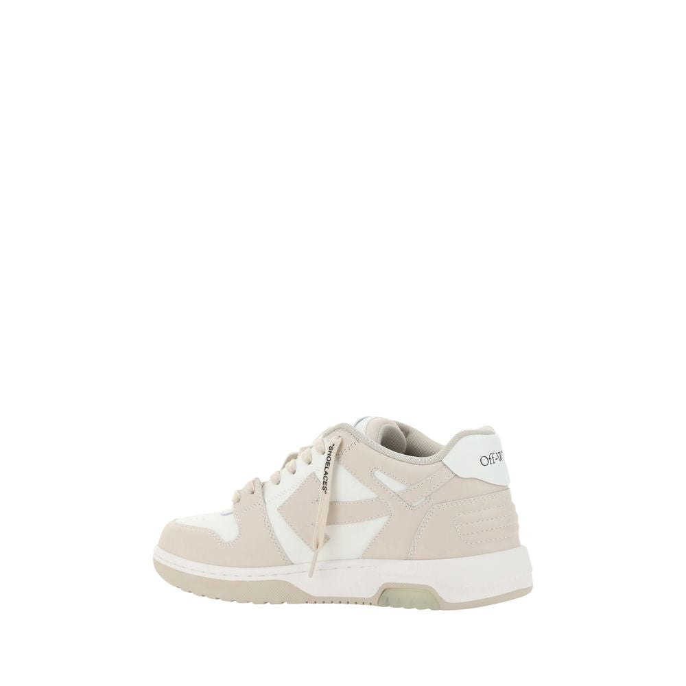 Off-White Beige Rubber Low Top Sneakers
