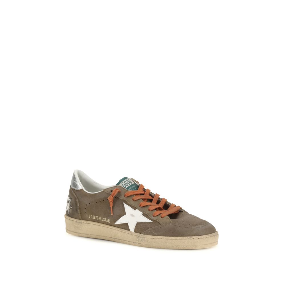 Golden Goose Brown Calf Leather Bos Taurus Athletic Sneakers