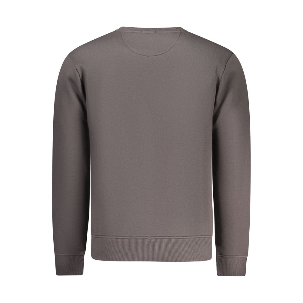 Coveri Moving Grigio Cotton Men Sweatshirt