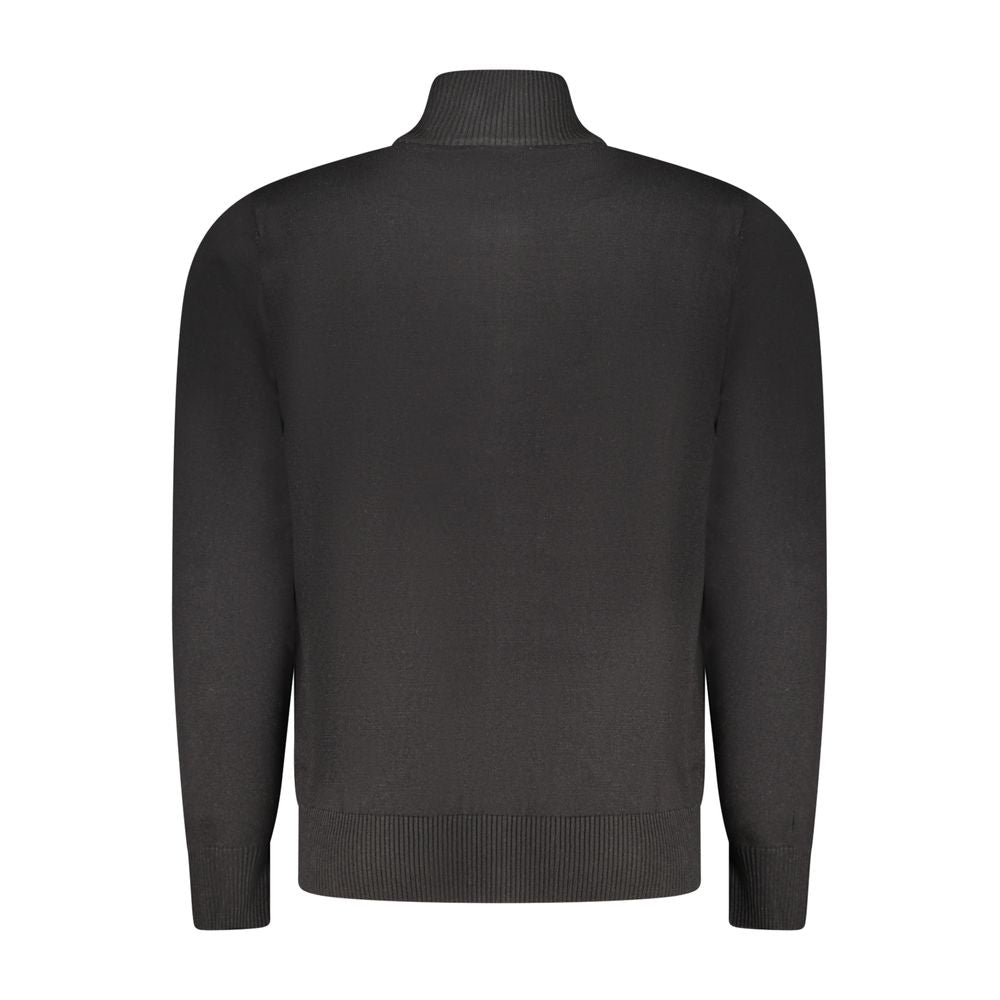 Coveri Moving Black Viscosa Mens Sweater