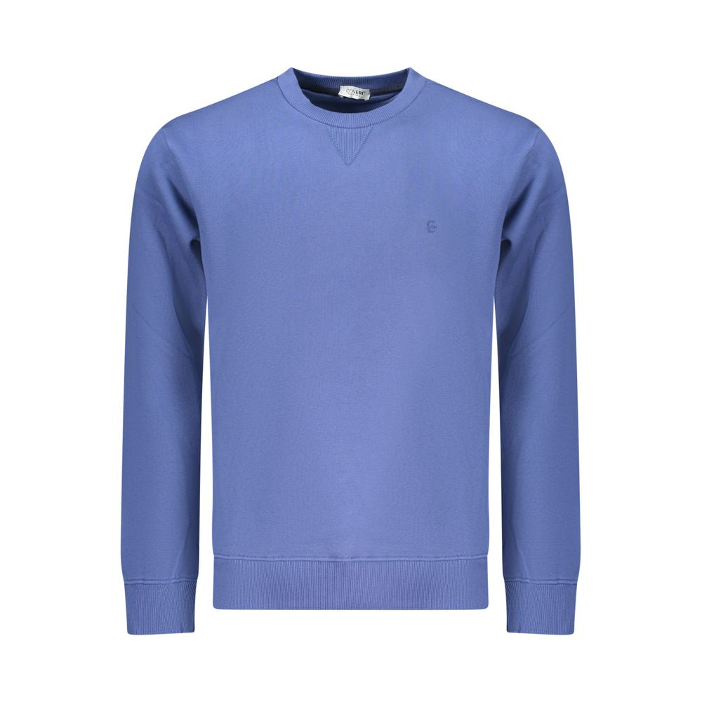 Coveri Moving Blue Cotton Sweatshirt