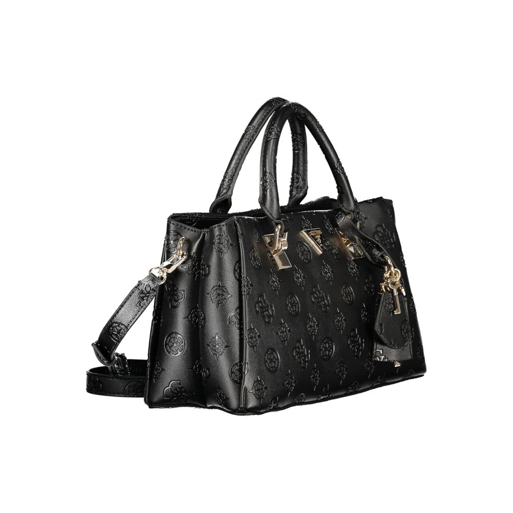 Guess Jeans Black Polyethylene Handbag