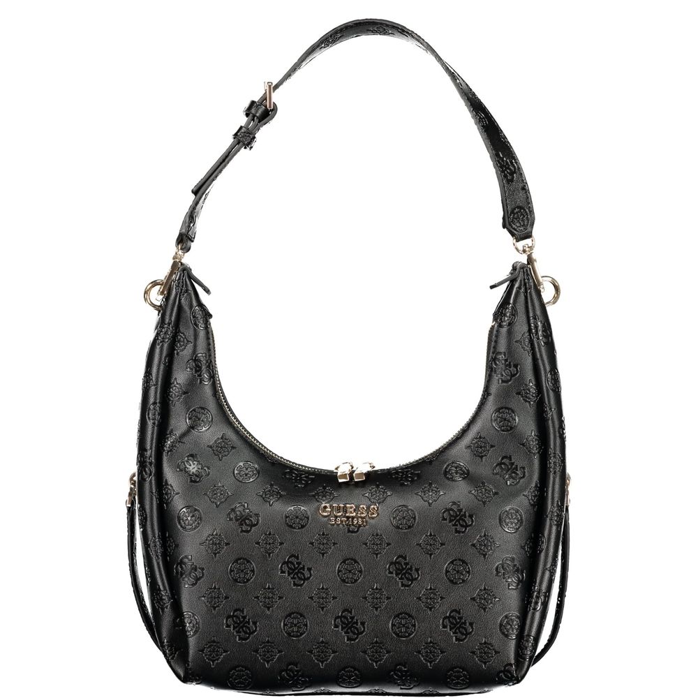 Guess Jeans Black Polyethylene Handbag