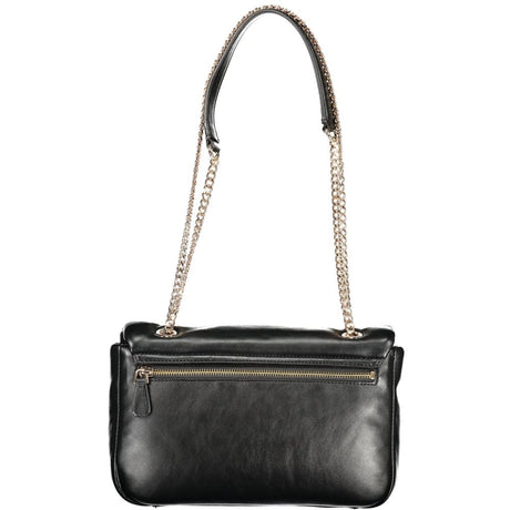 Guess Jeans Nero Poliuretano Women Handbag