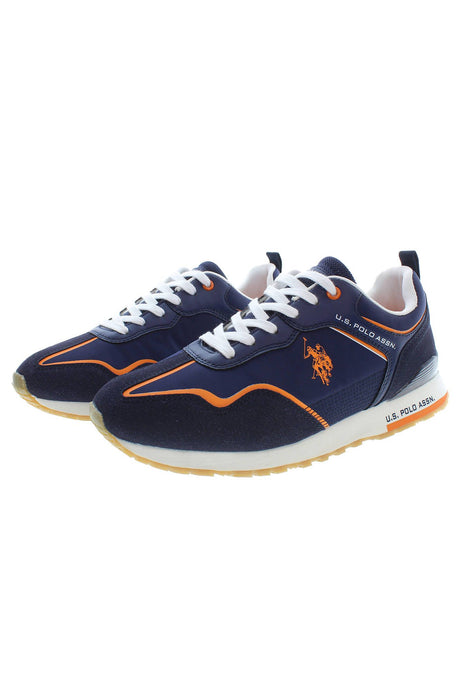U.S. POLO ASSN. Blue Polyester Athletic Sneakers