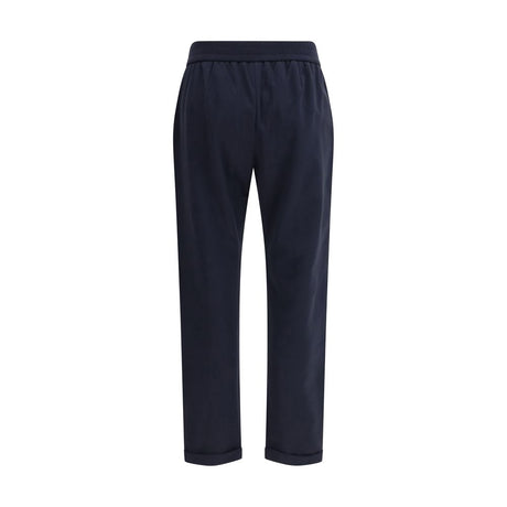 Brunello Cucinelli Blue Cotton Joggers (Workout Pants)