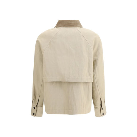 Brunello Cucinelli Beige Cotton Coat