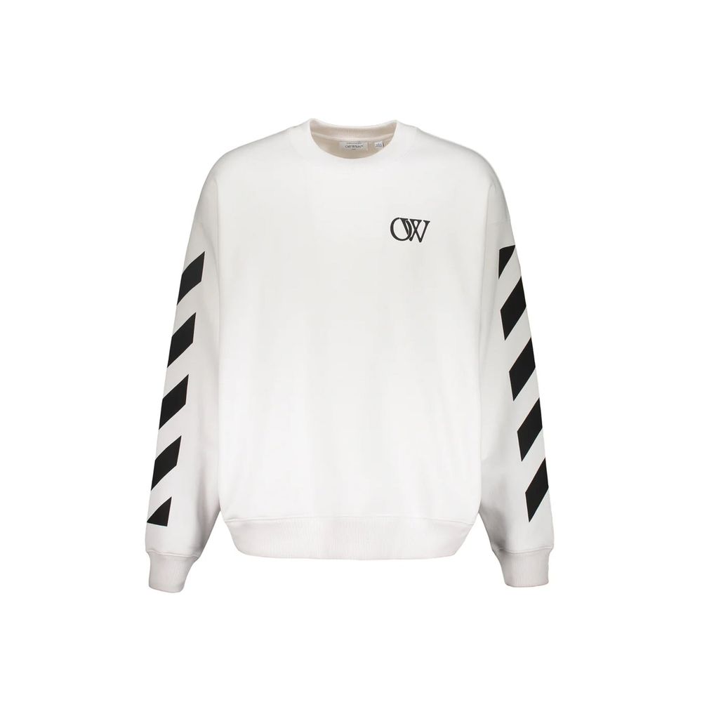 Off-White White Cotton Sweatshirt
