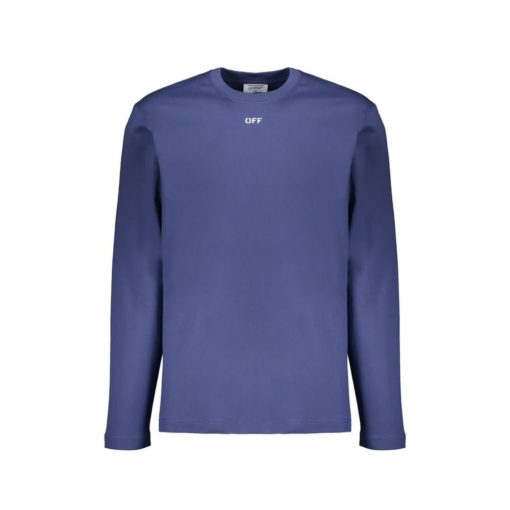 Off-White Blue Cotton Sportswear