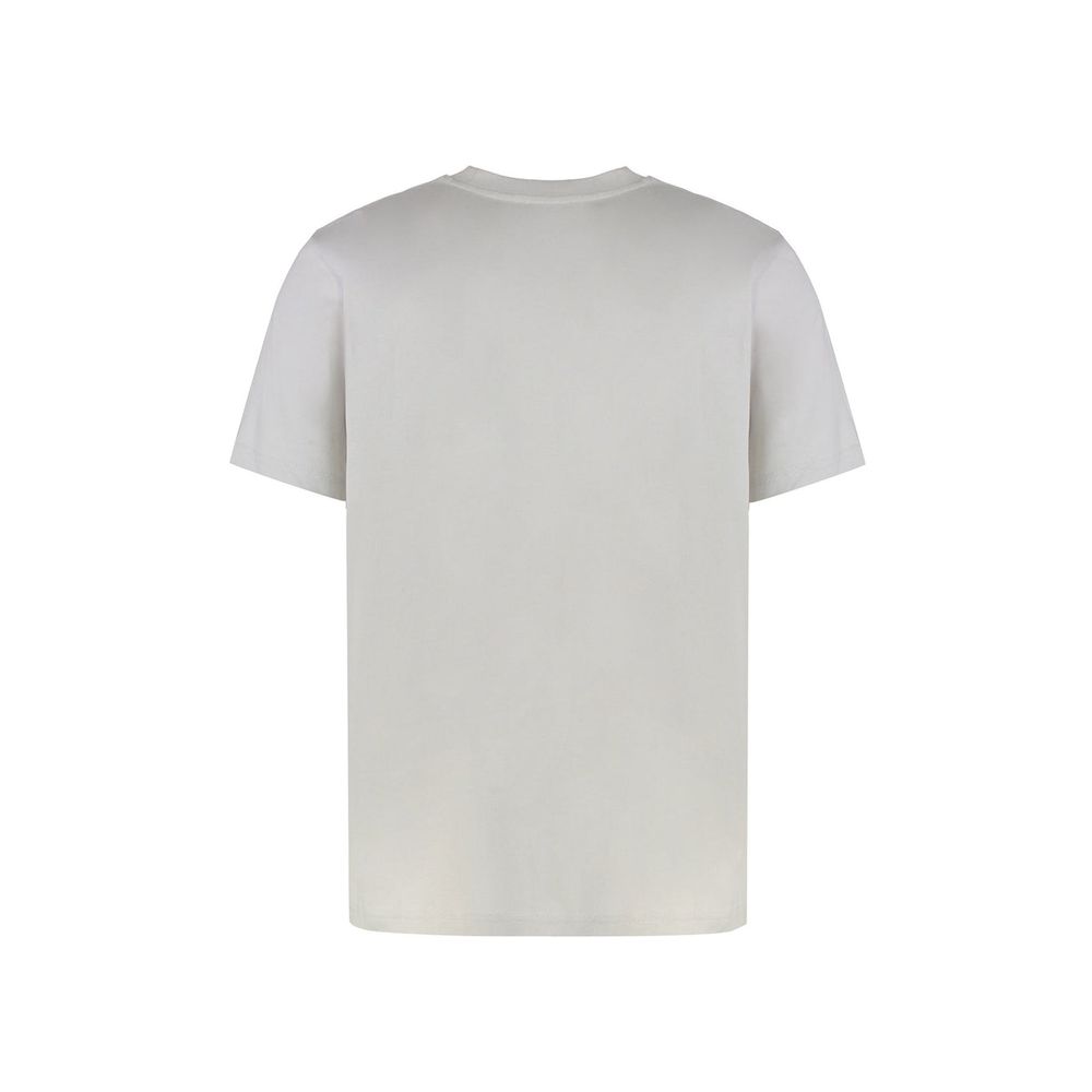 Off-White Gray Cotton T-Shirt