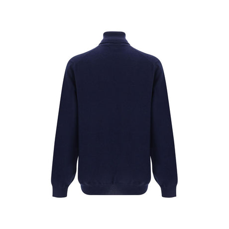 Brunello Cucinelli Blue Cashmere Cashmere Sweater