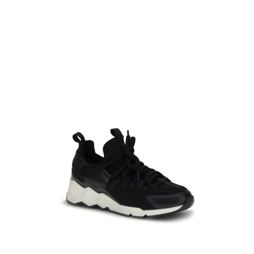 Pierre Hardy Black Neoprene Athletic Sneakers