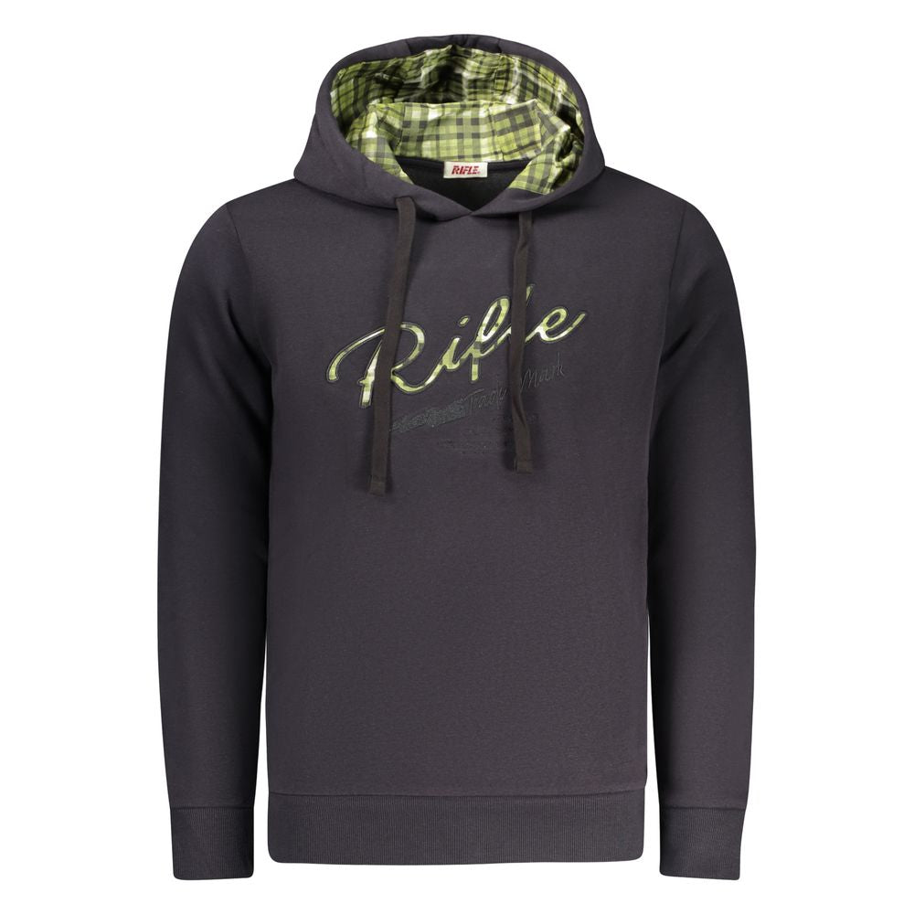 Rifle Blue Cotton Men's Sweatshirt