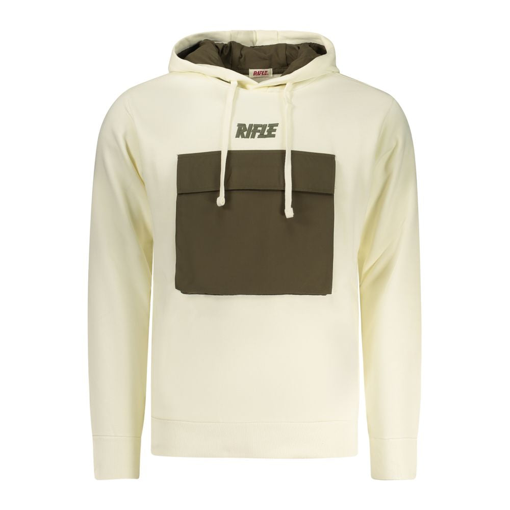 Rifle White Cotton Sweatshirt
