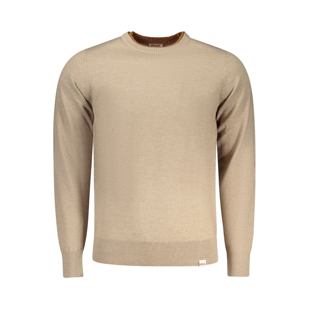 Rifle Beige Polyester Men Sweater
