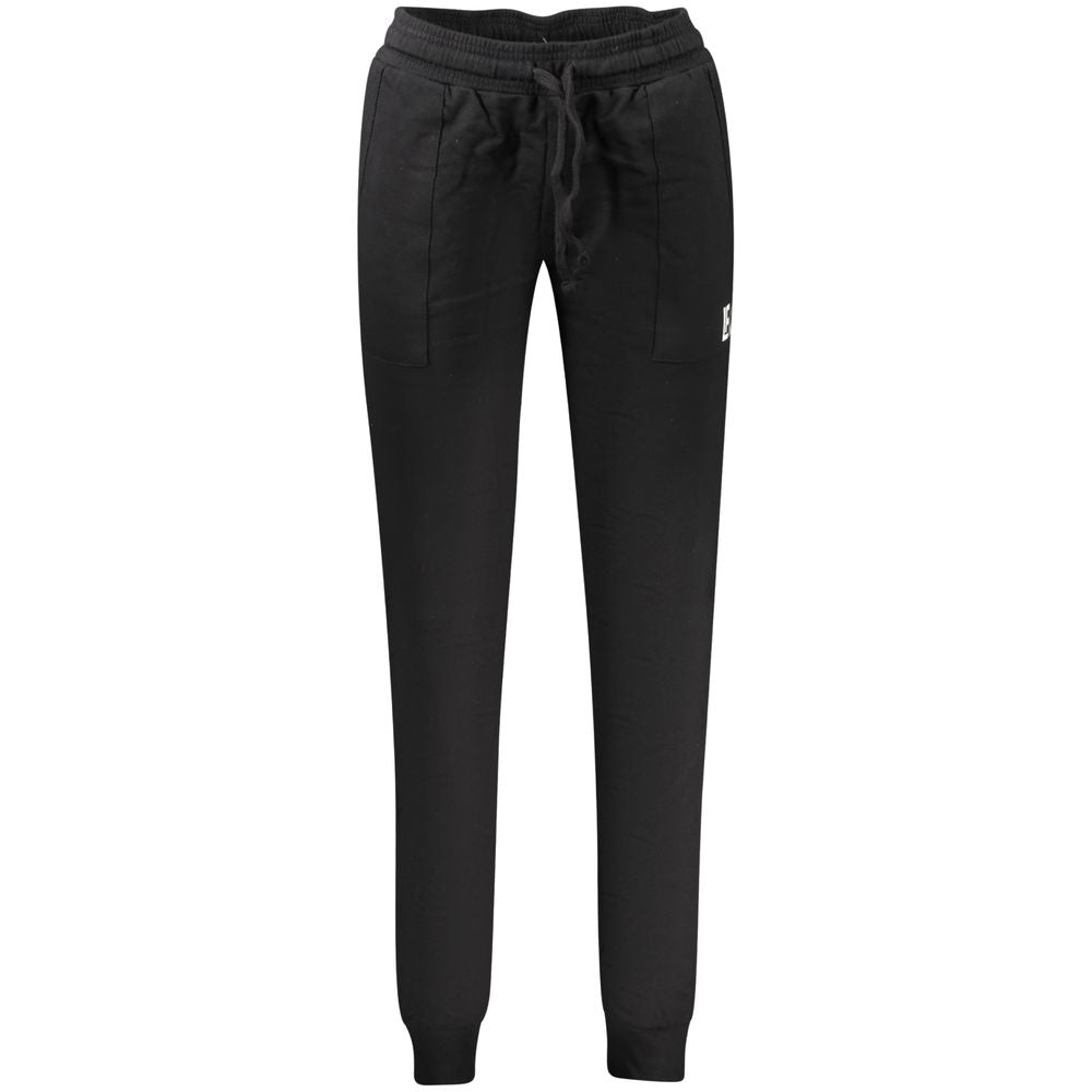 Laura Biagiotti Black Cotton Joggers (Workout Pants)