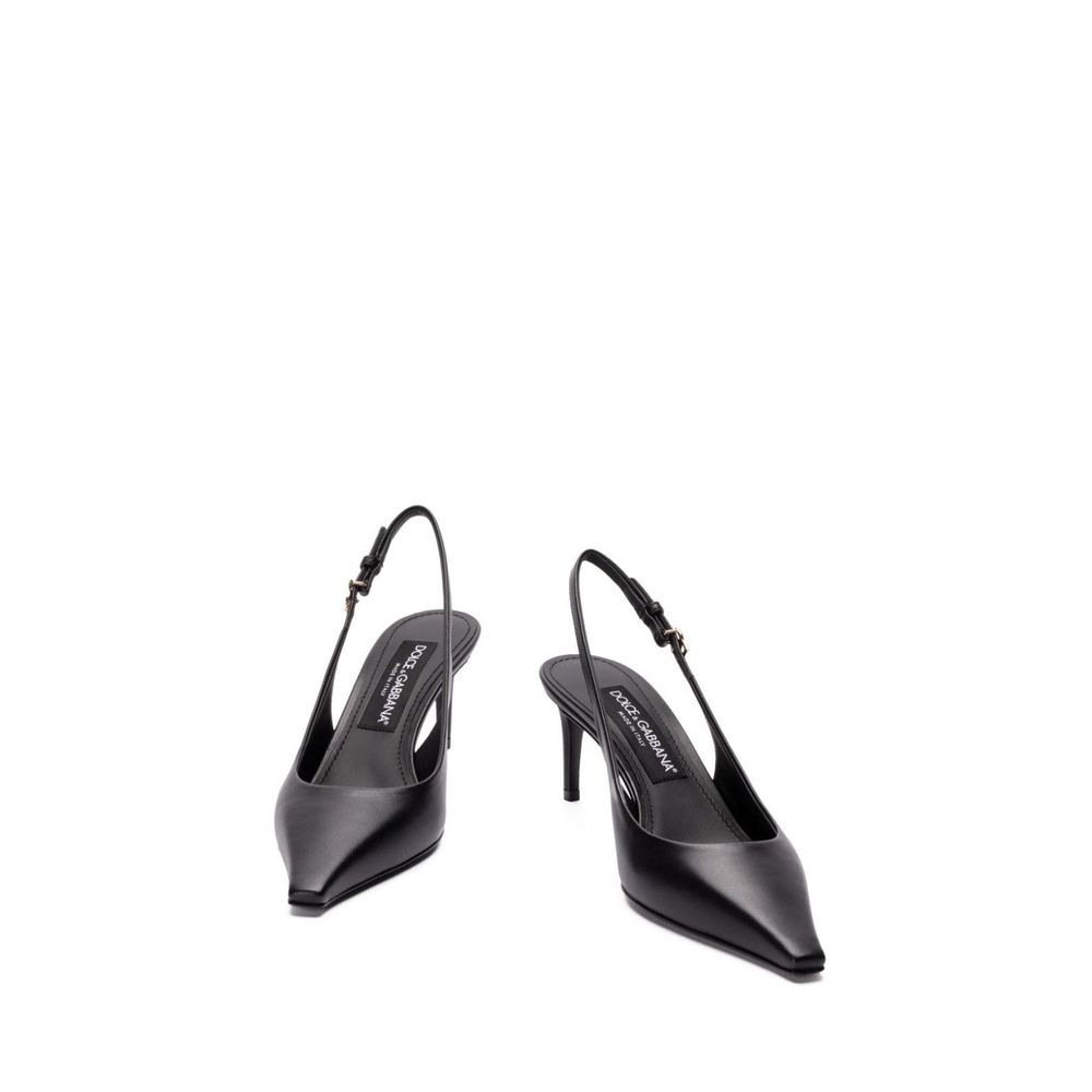 Dolce & Gabbana Black Calfskin Pumps