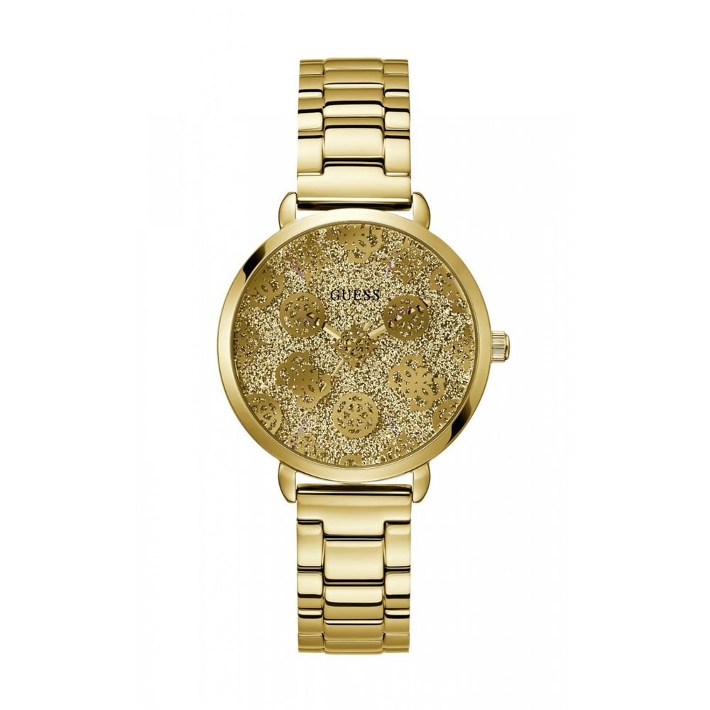 Guess Gold Stainless Steel Dress Watch