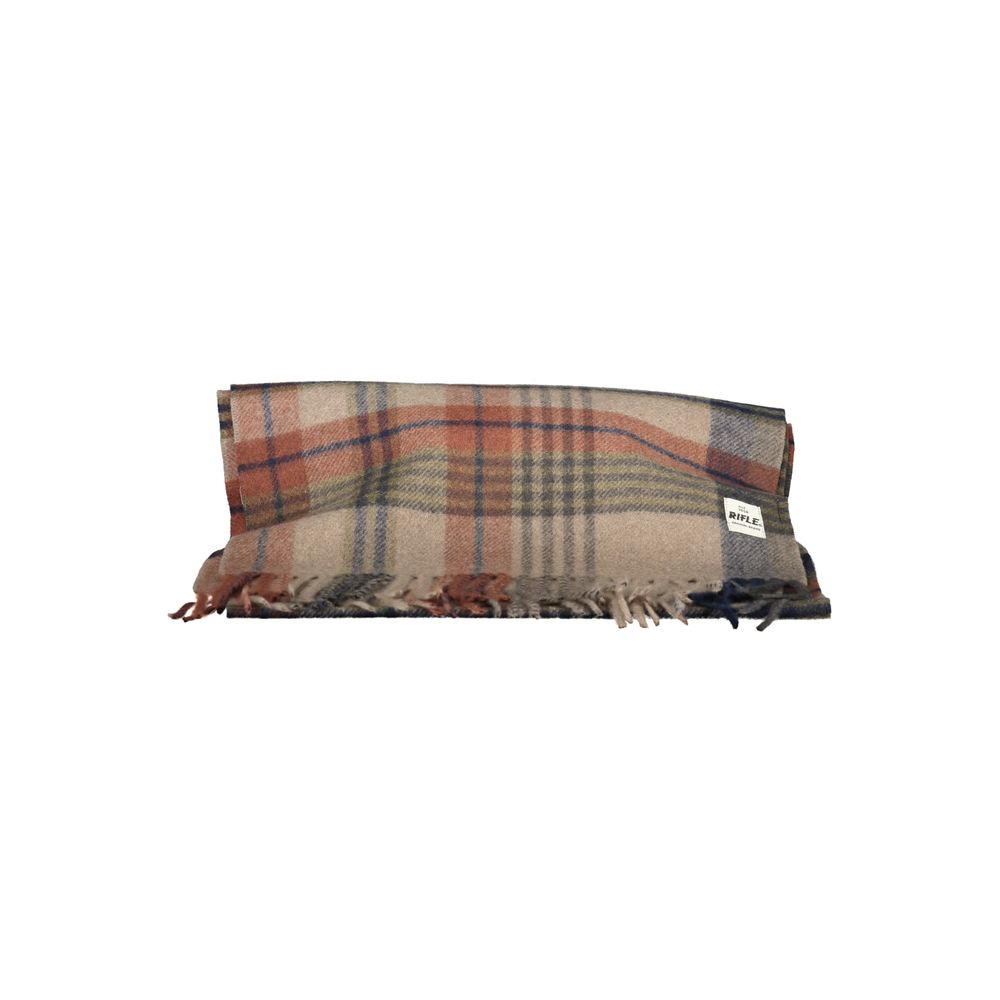 Rifle Marrone Polyester Mens Scarf