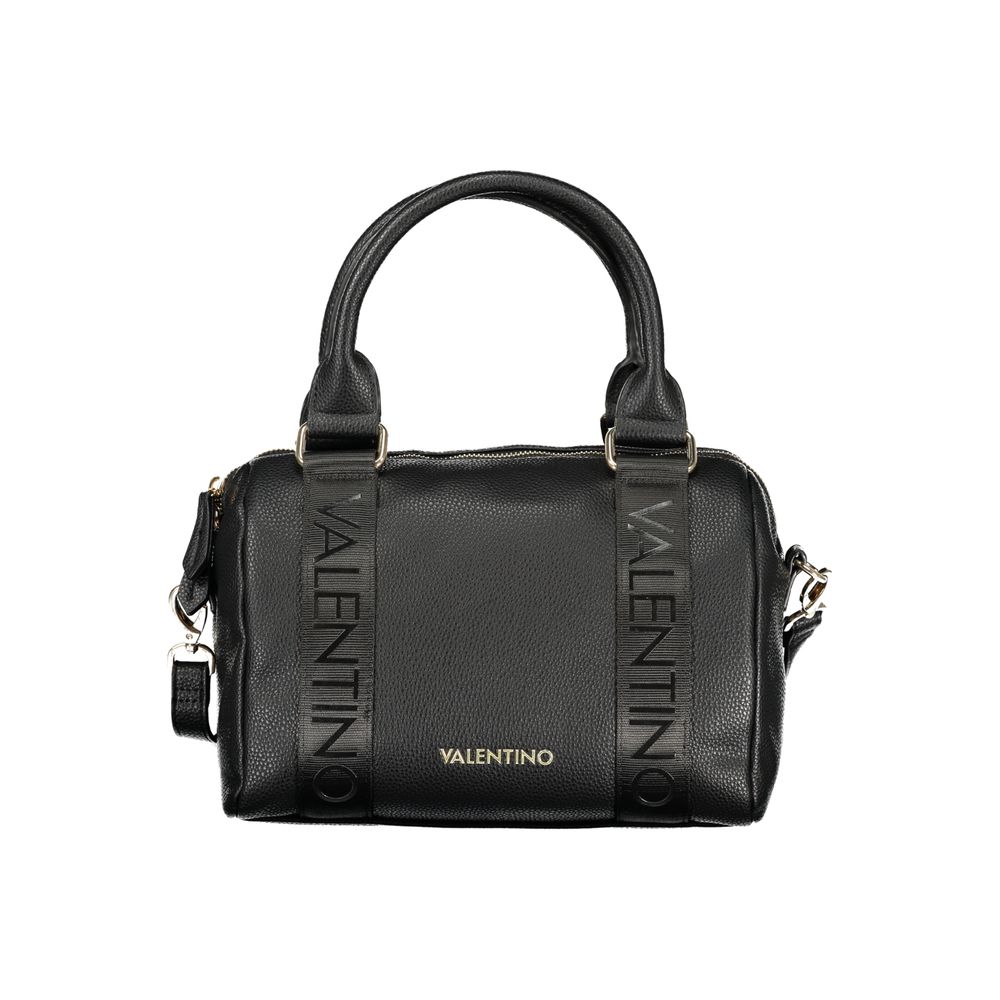 Mario Valentino Black Polyurethane Women Handbag