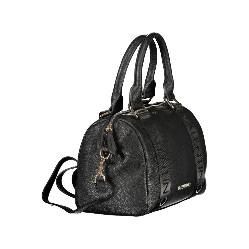 Mario Valentino Black Polyurethane Women Handbag