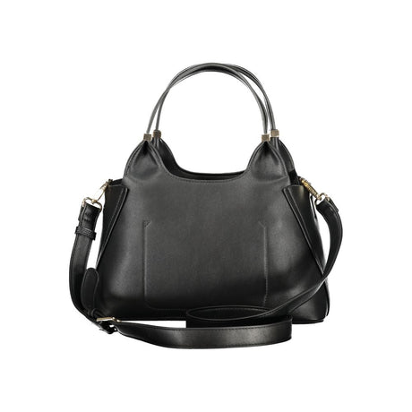 Mario Valentino Black Polyurethane Women Handbag