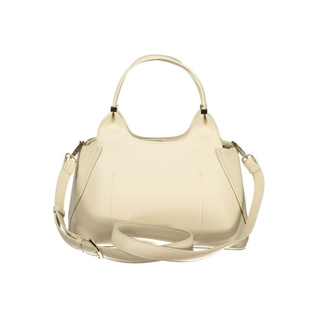 Mario Valentino Beige Polyurethane Women Handbag