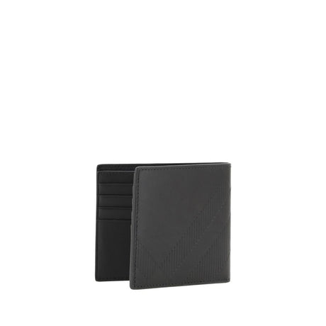 Burberry Black Calf Leather Bos Taurus Wallet