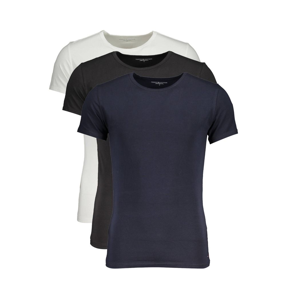 Tommy Hilfiger Black Cotton Men T-Shirt