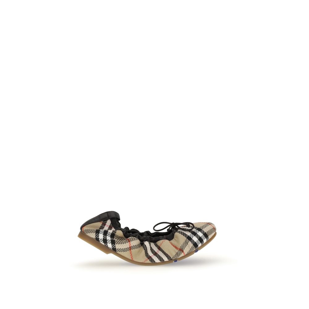 Burberry Multicolor Polyester Ballet Flats