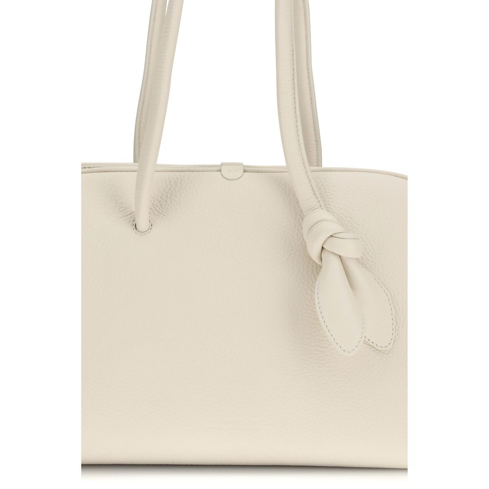 Jacquemus White Calf Leather Bos Taurus Handbag