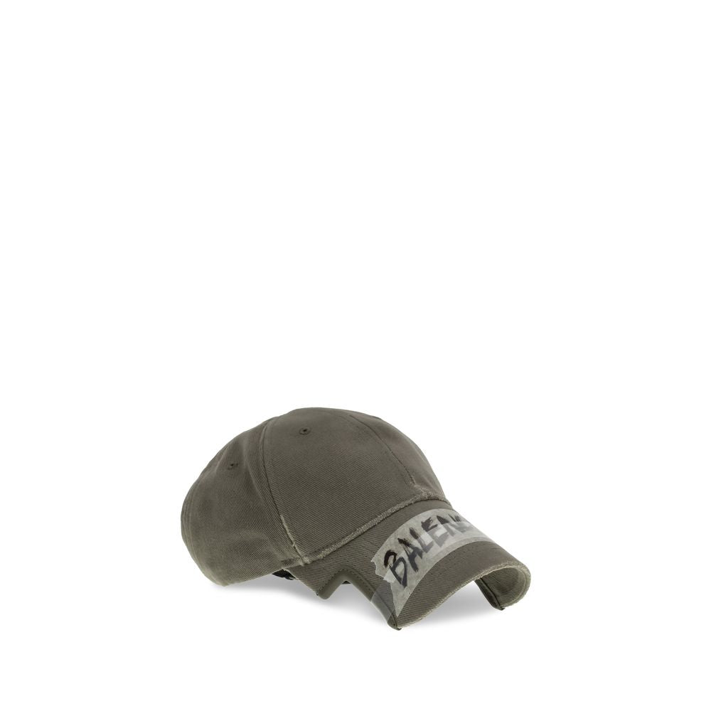Balenciaga Bicolor Cotton Cap (Baseball Hat)