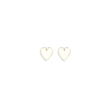 Self-Portrait Gold Brass Earrings
