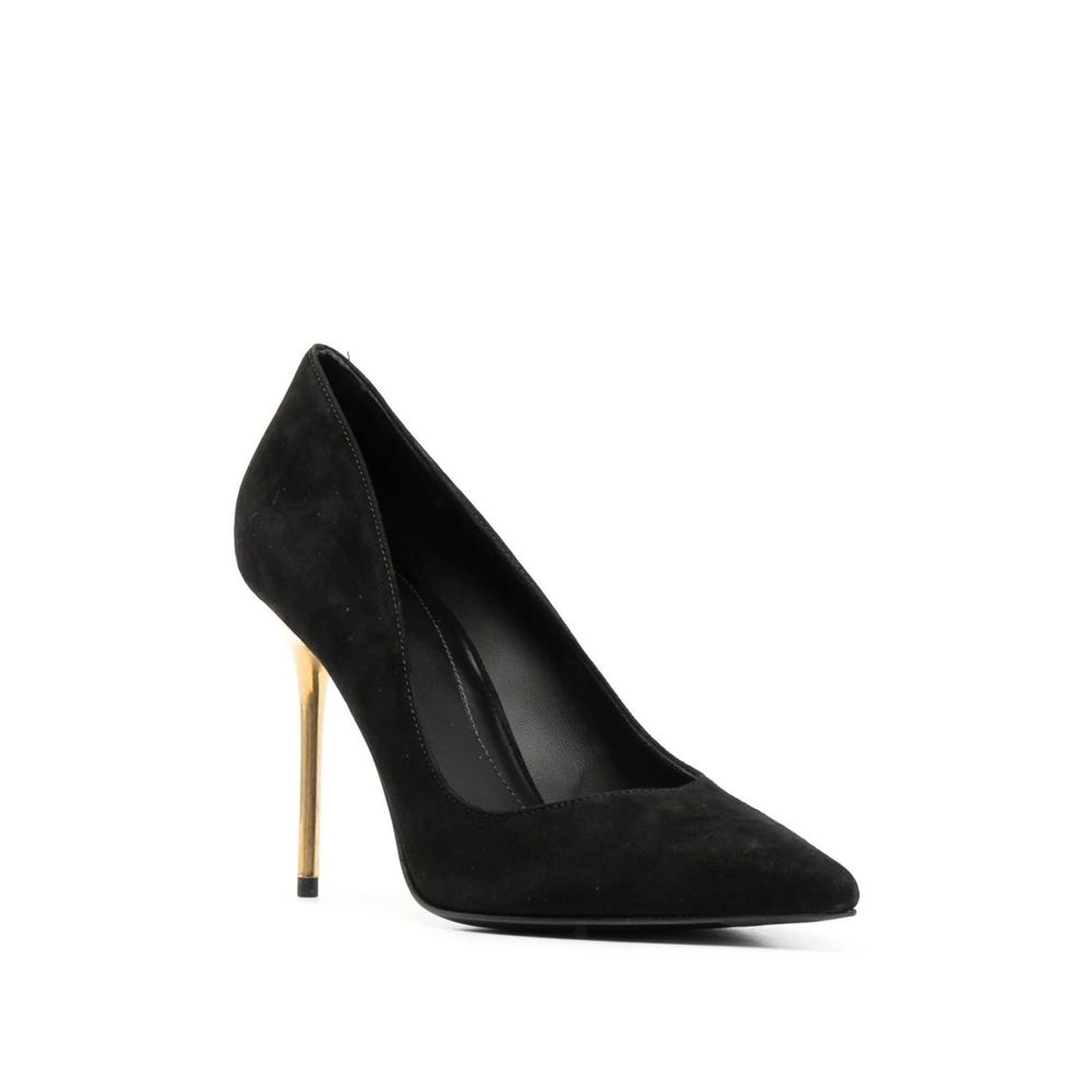 Balmain Black Leather Pumps