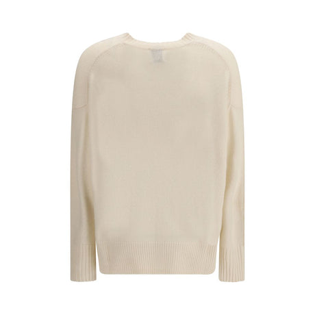 Allude Cream Cashmere Cashmere Sweater