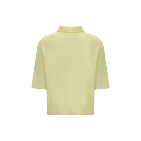 Allude Bicolor Cashmere Polo Shirt