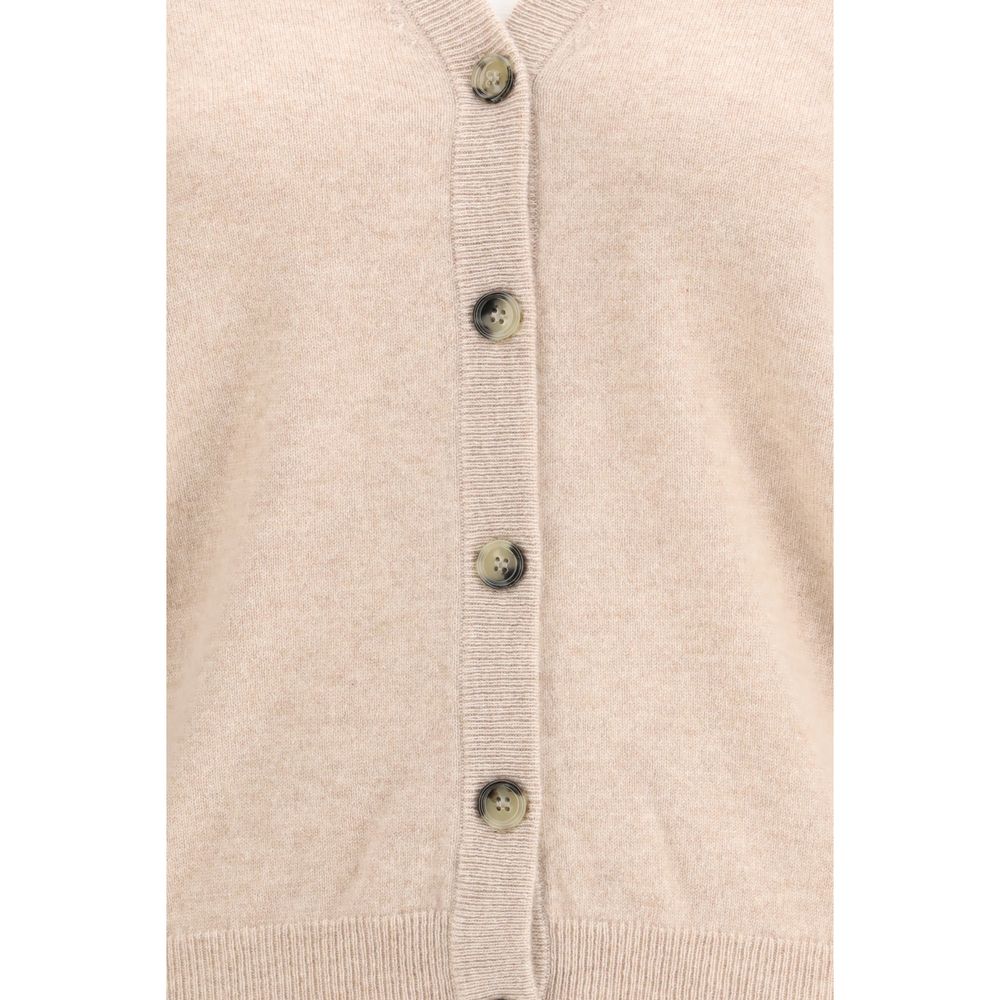 Allude Cream Cashmere Cardigan