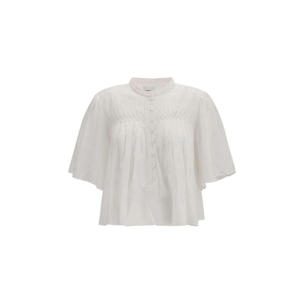 Marant Etoile White Cotton Top