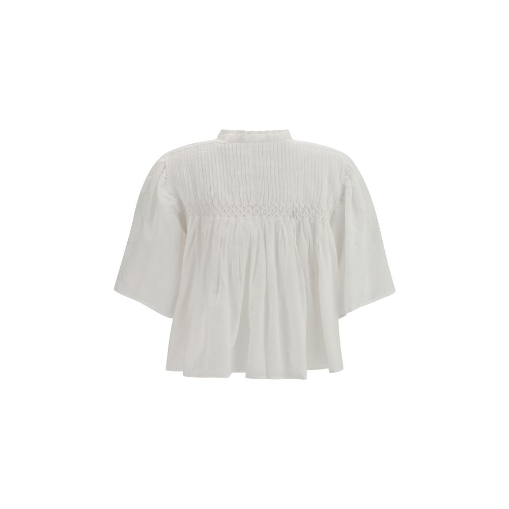Marant Etoile White Cotton Top