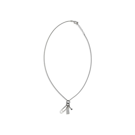 MM6 Silver Metal Necklace