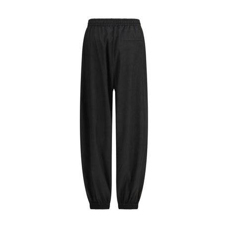 Rohe Black Polyester Joggers (Workout Pants)