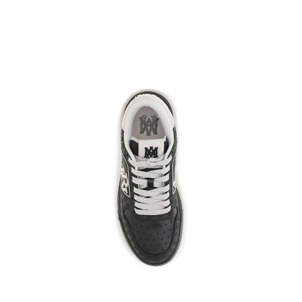 Amiri Black Calf Leather Bos Taurus Low Top Sneakers