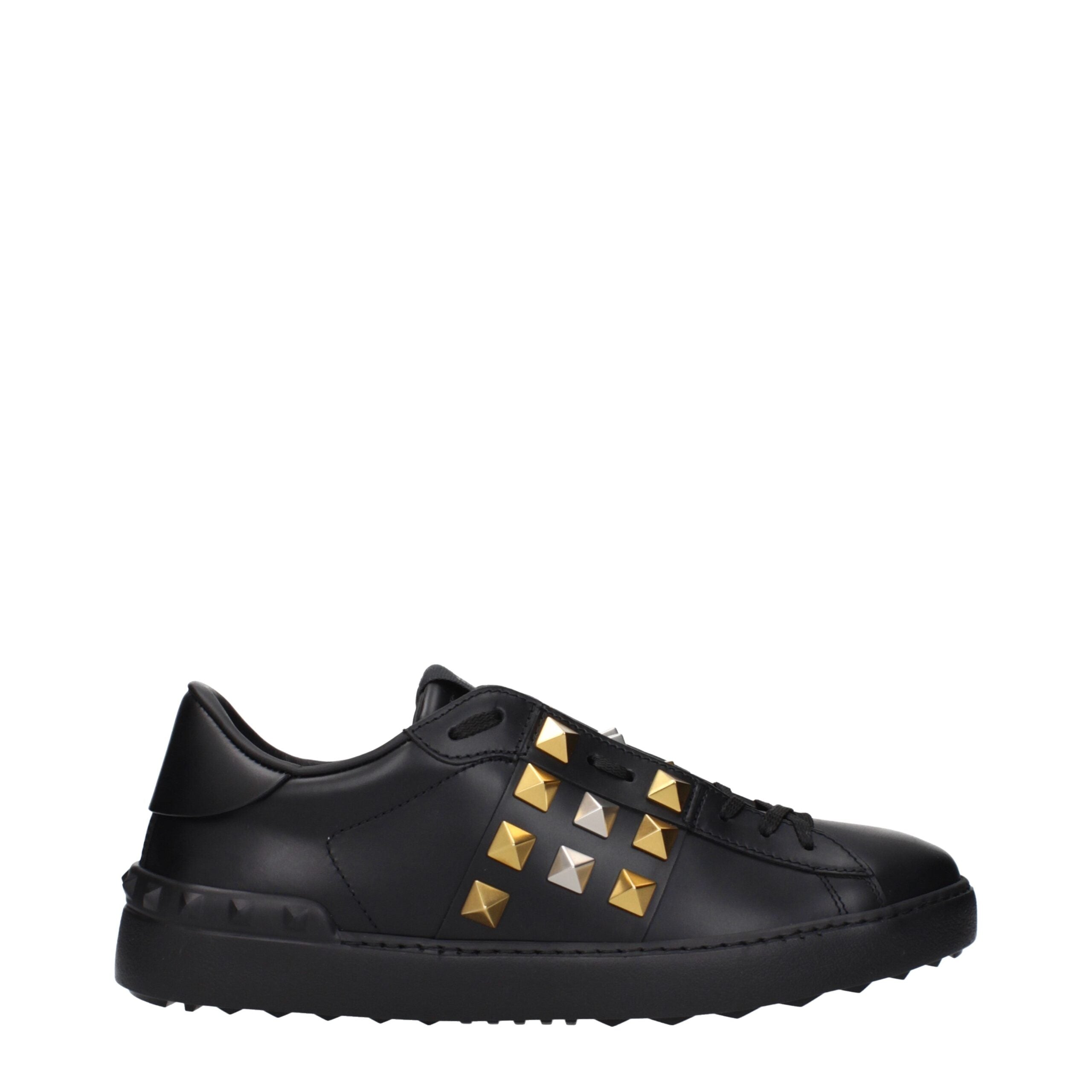 Valentino Garavani Black Leather Sneakers