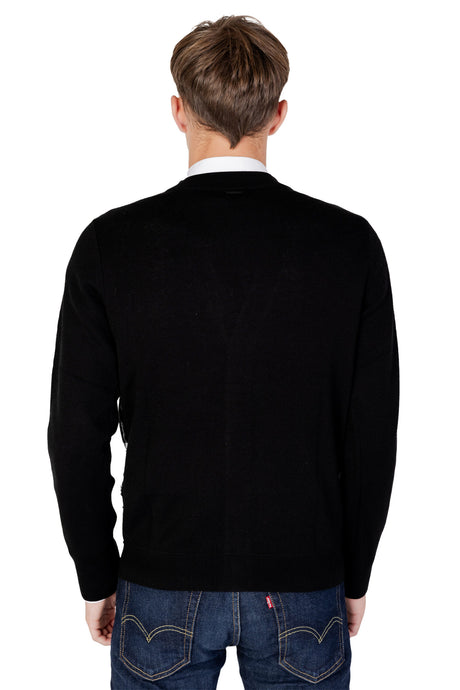 Antony Morato Black Wool Cardigan