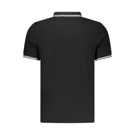 North Sails Black Cotton Men Polo