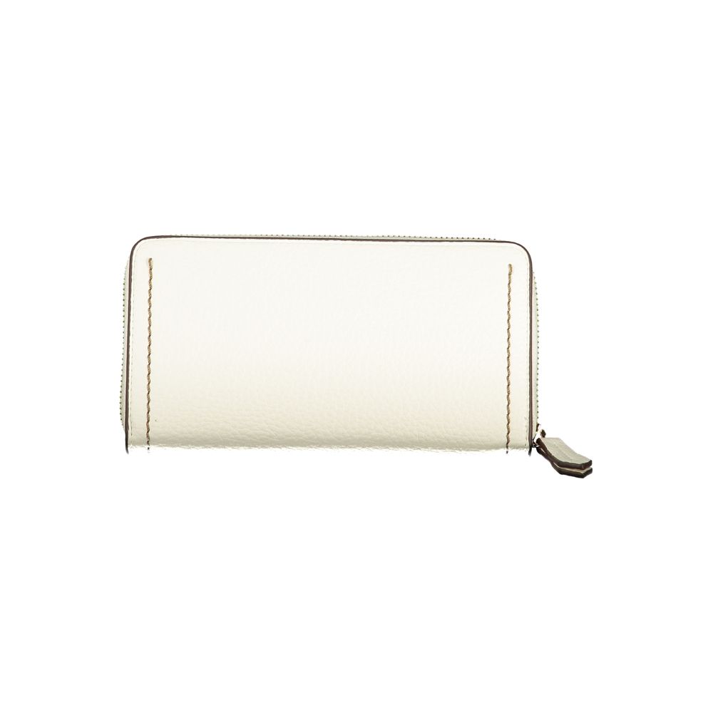 Mario Valentino White Polyethylene Wallet